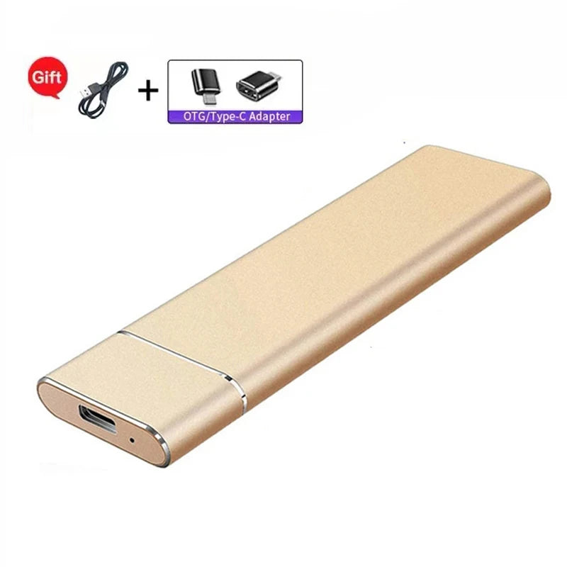 For Xiaomi 1TB External Hard Drive Portable SSD 2TB Hard Disks Storage High-Speed External Solid State Drive USB 3.1 for Laptops