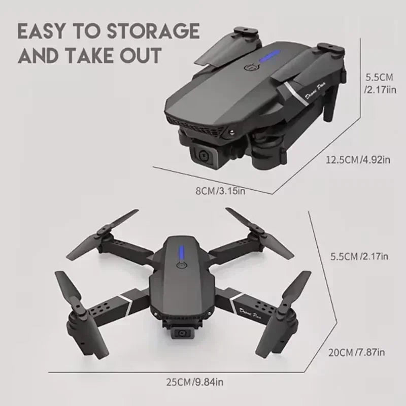 E88 Pro Foldable FPV Drone with 4K Camera