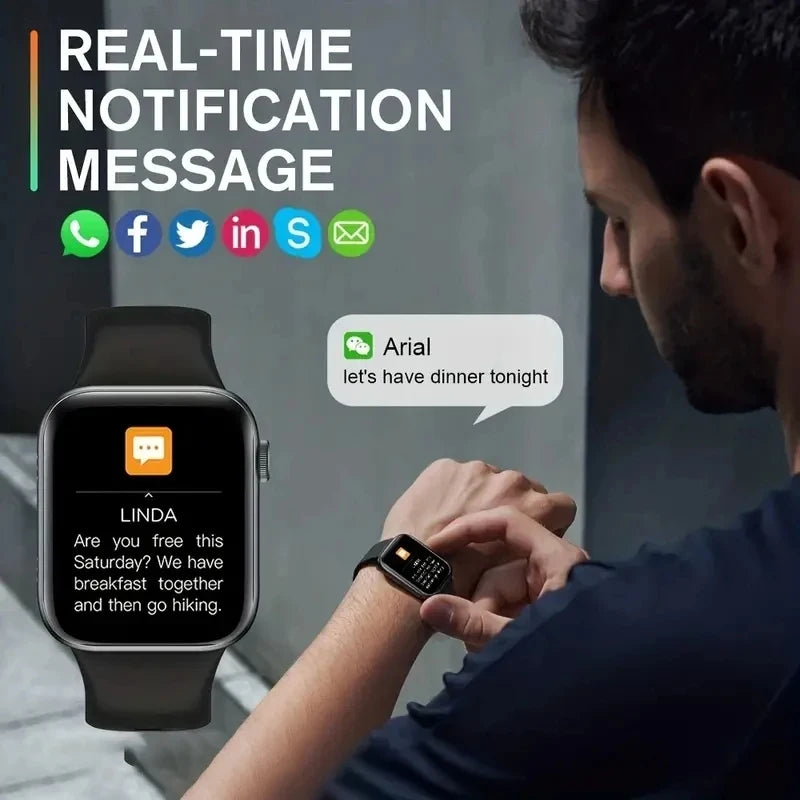 LAXASFIT 2025 Smartwatch with Bluetooth Call