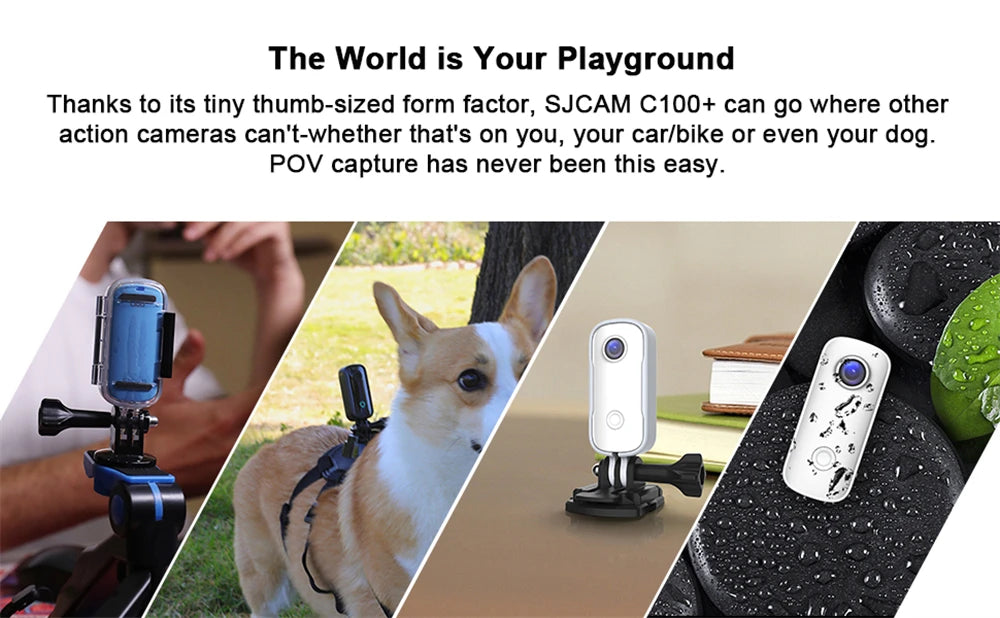 SJCAM C100 Plus 4K Waterproof Action Camera
