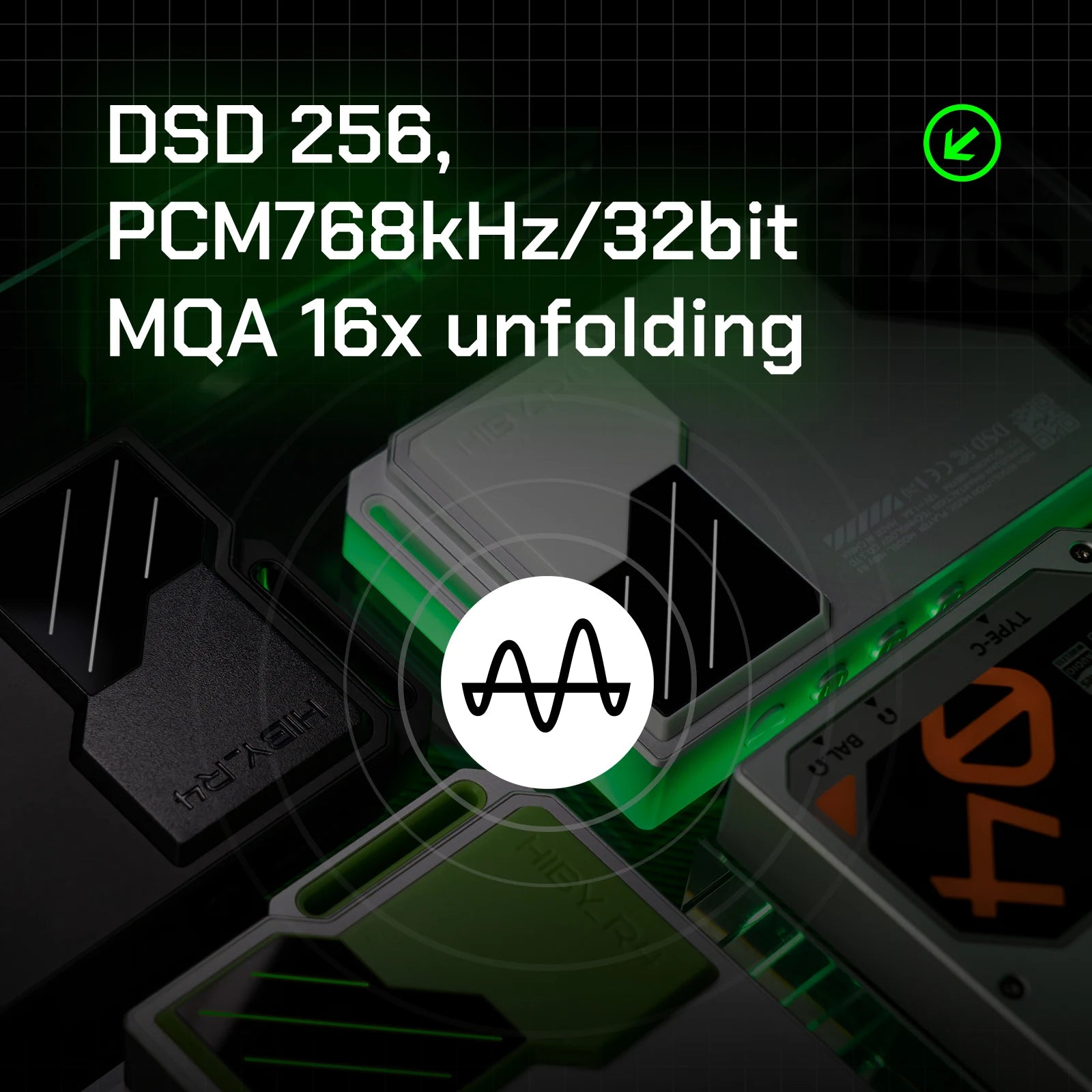 HiBy R4 HiFi Android 12 Music Player with ES9018Q2M DAC