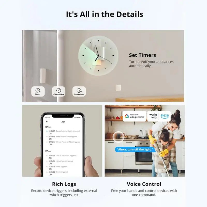 Sonoff Mini R4 Matter WiFi Smart Light Switch