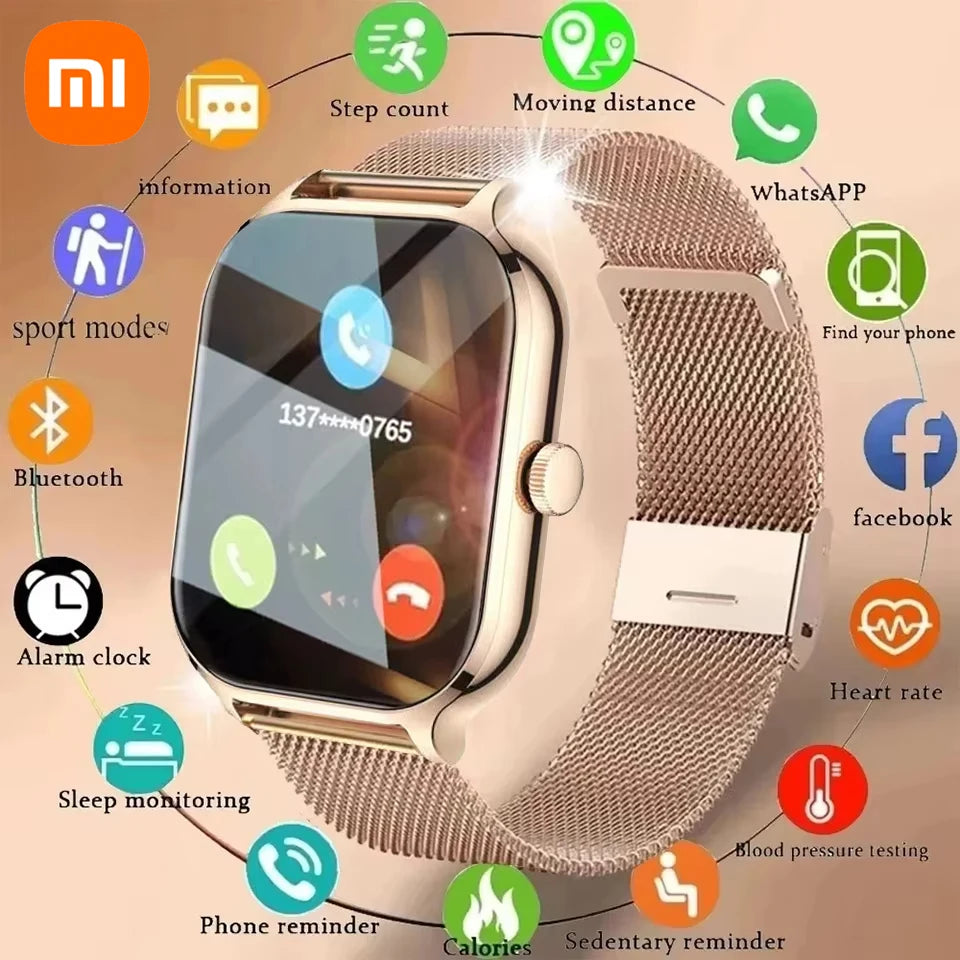 Xiaomi 2025 Bluetooth Smart Watch for Men & Women
