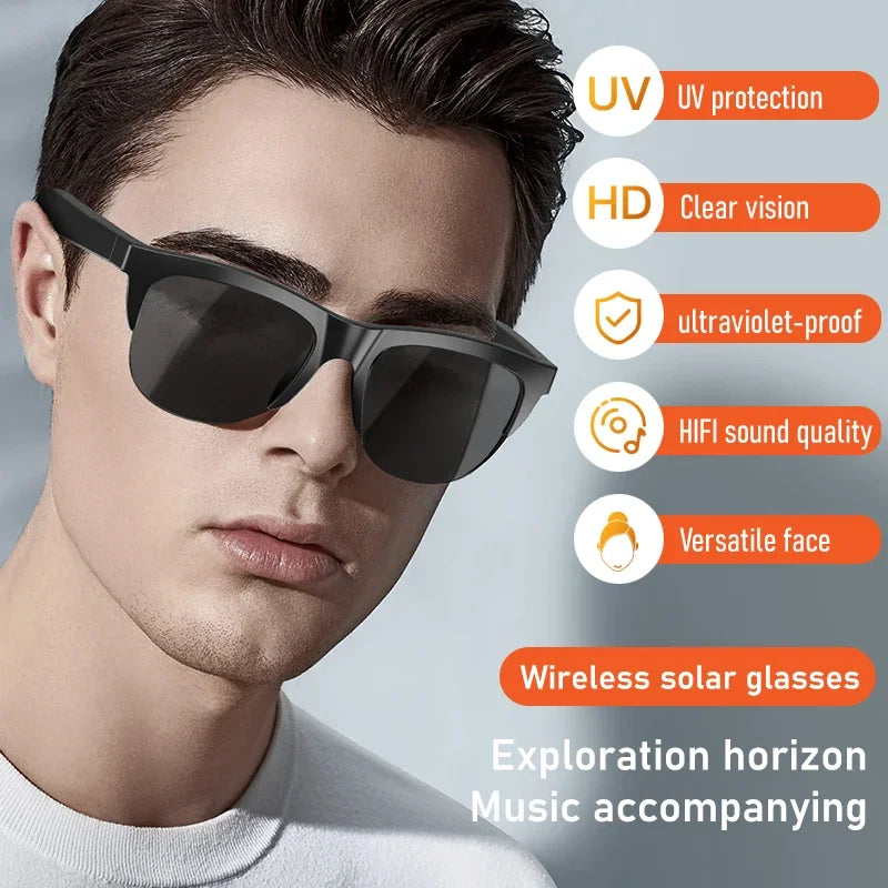 Smart Bluetooth 5.3 Sunglasses with Headphones