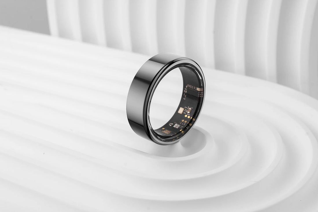COLMI R02 Smart Ring – Health Monitor, 39-Day Battery, Waterproof with Charging Case
