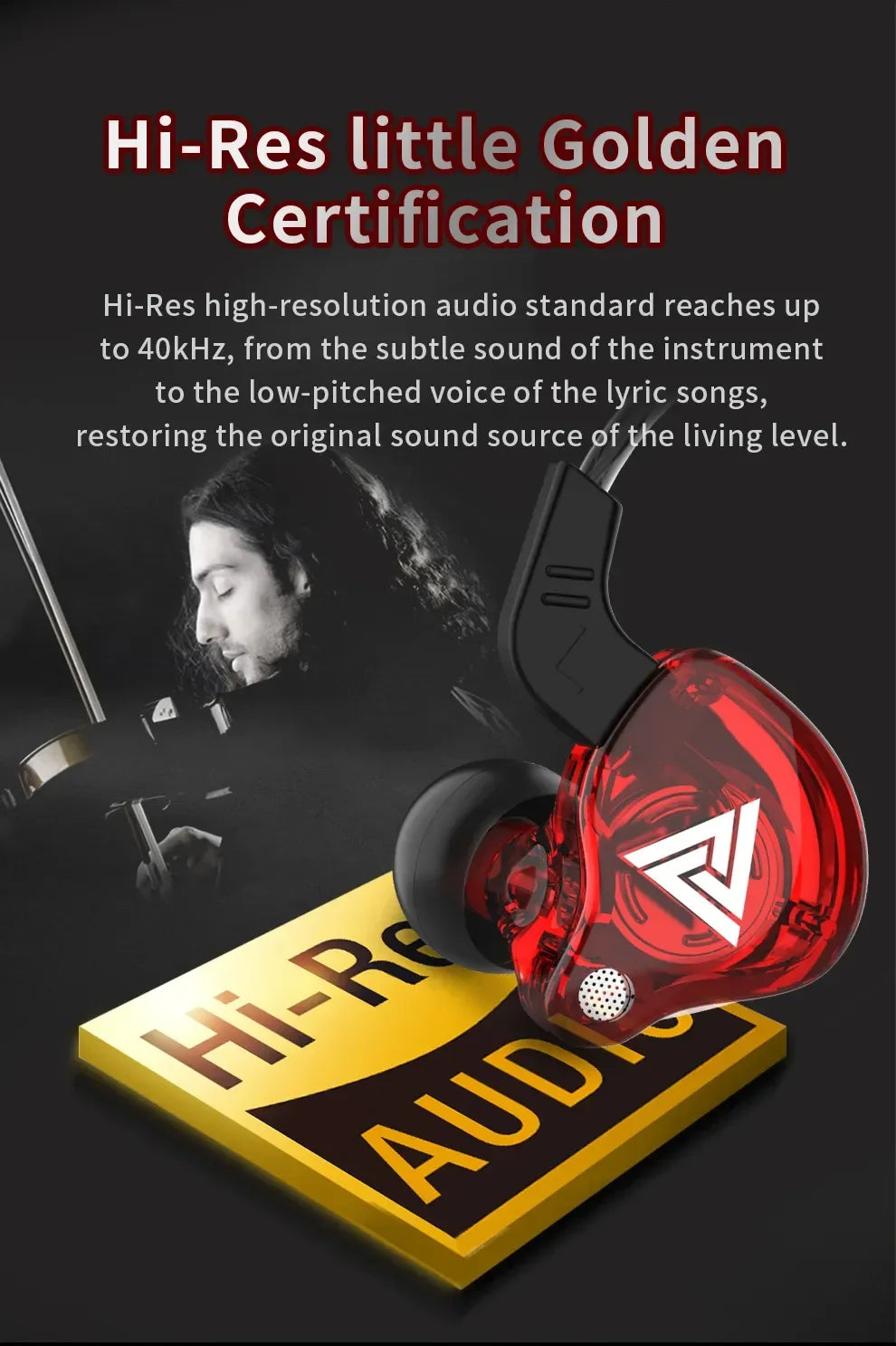 QKZ AK6 3.5mm Wired HiFi Earphones