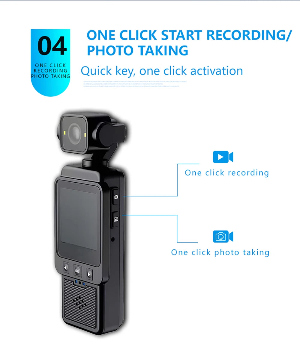 1080P HD WiFi Law Enforcement Mini Camera