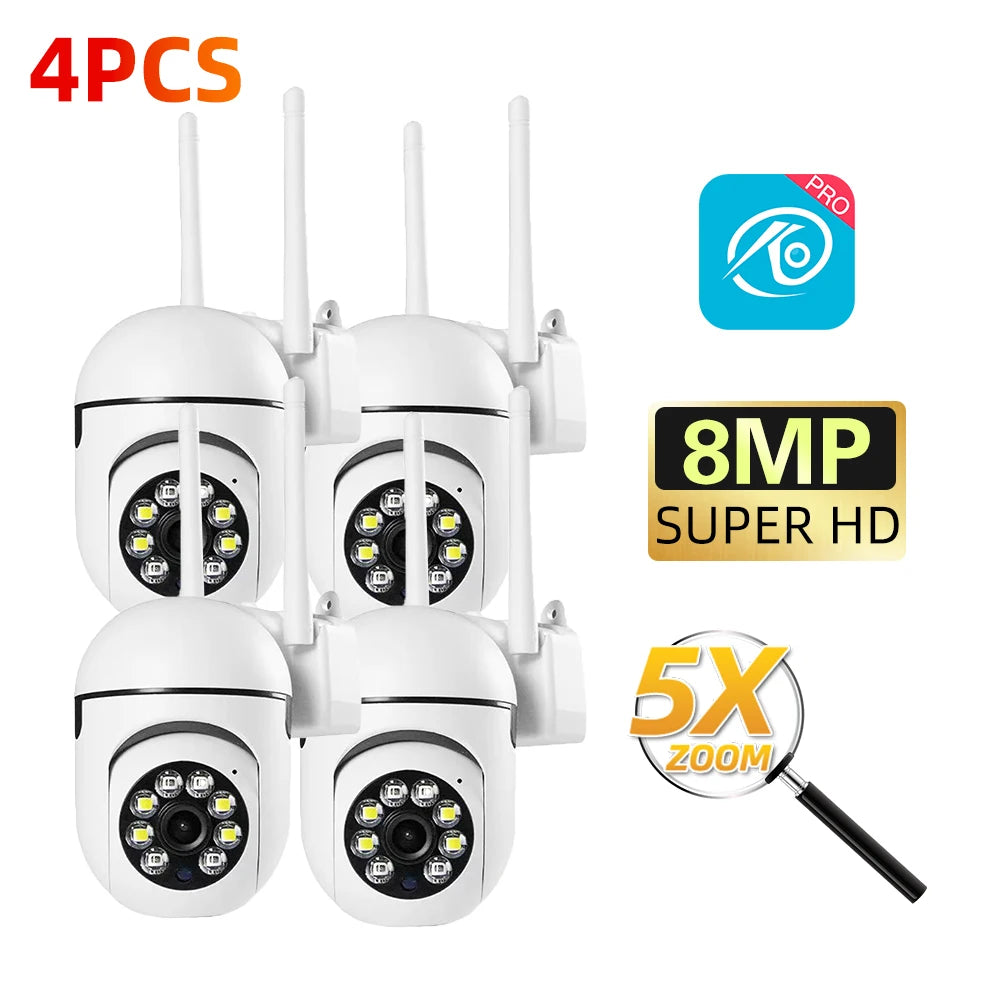 O-Kam Pro 8MP WiFi Outdoor IP Camera with 5X Zoom