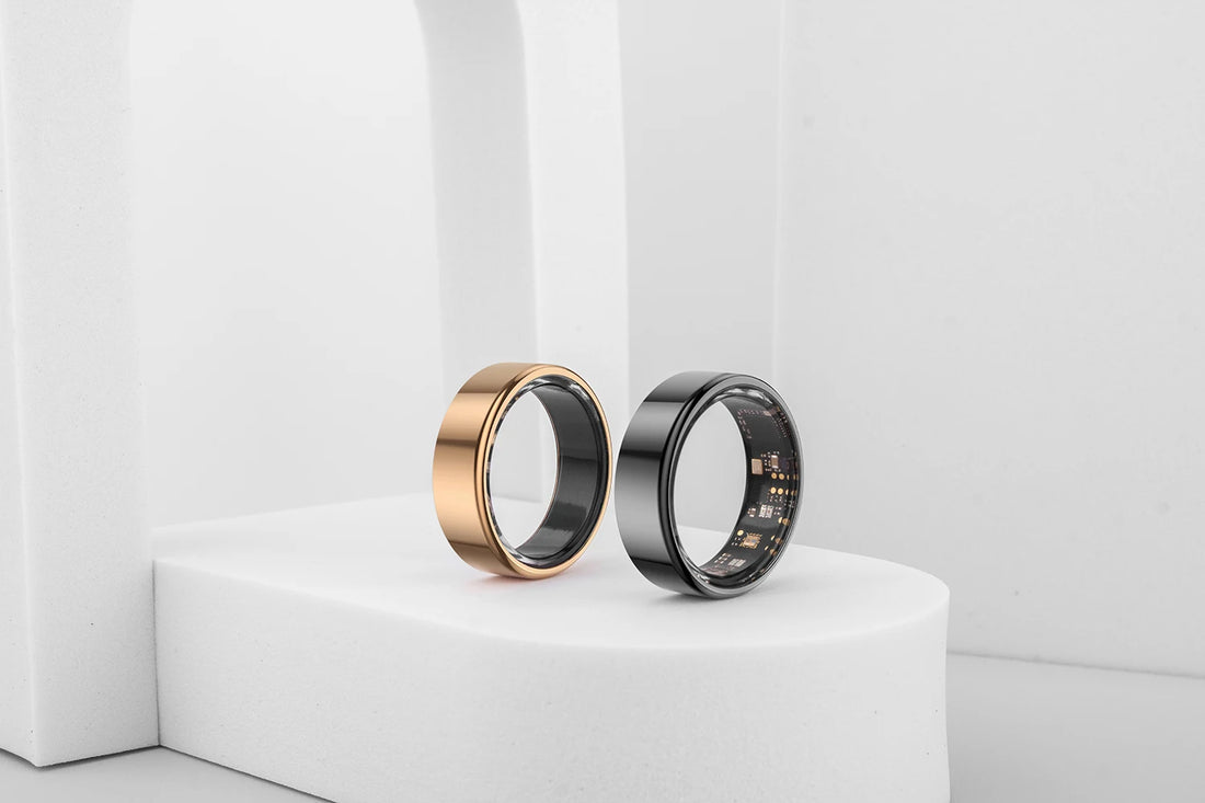 COLMI R02 Smart Ring – Health Monitor, 39-Day Battery, Waterproof with Charging Case