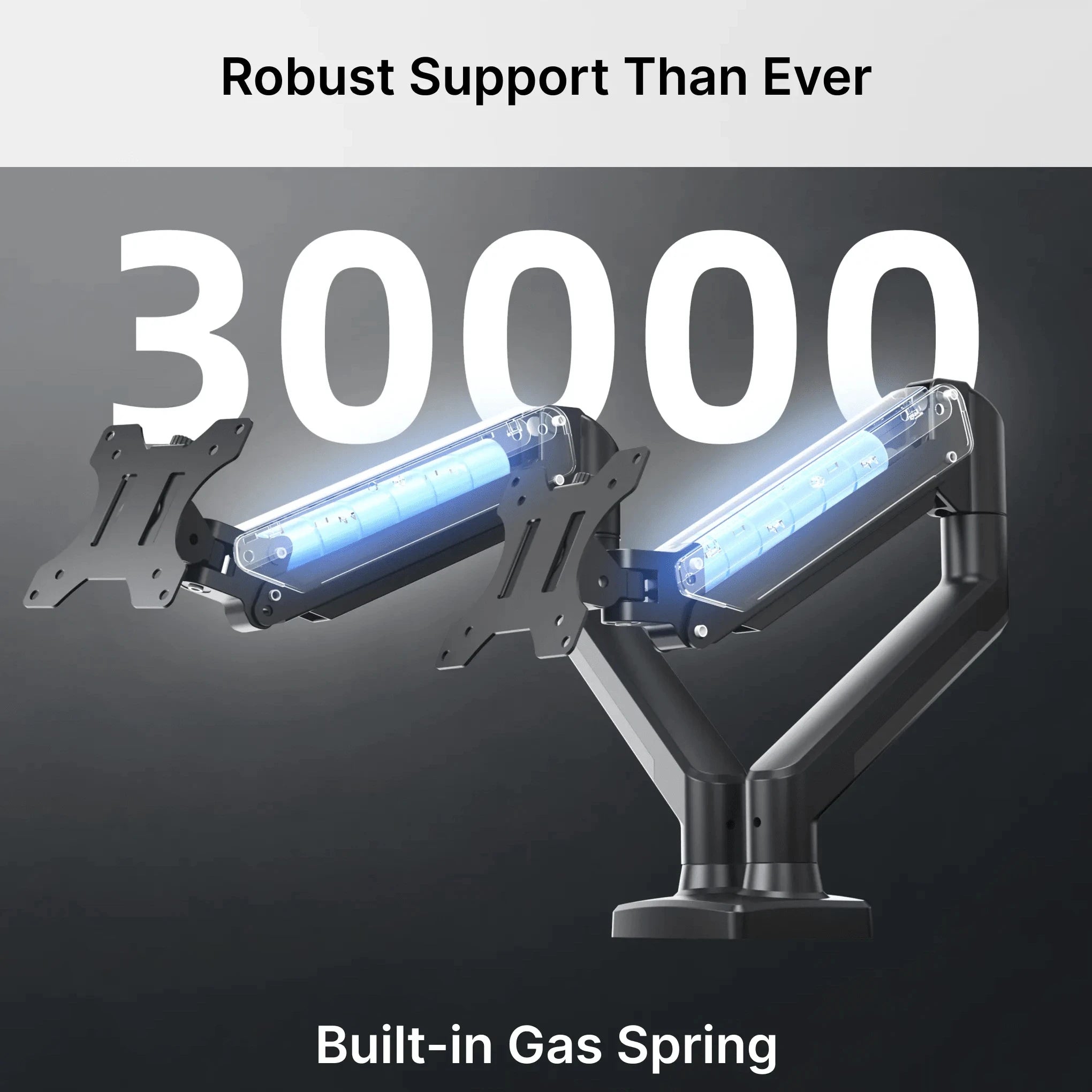 Nearhub 13-32 Inch Dual Arm Monitor Stand Desk Computer With C-Clamp & Grommet Mount,Effortless Installation Dual Monitor Mount