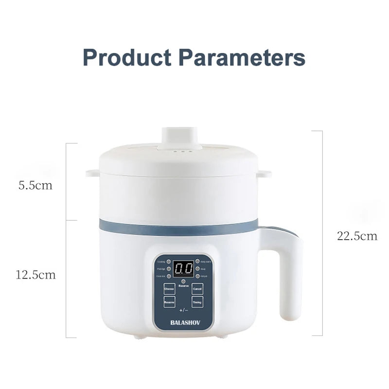 Mini Electric Rice Cooker & Multifunction Hotpot
