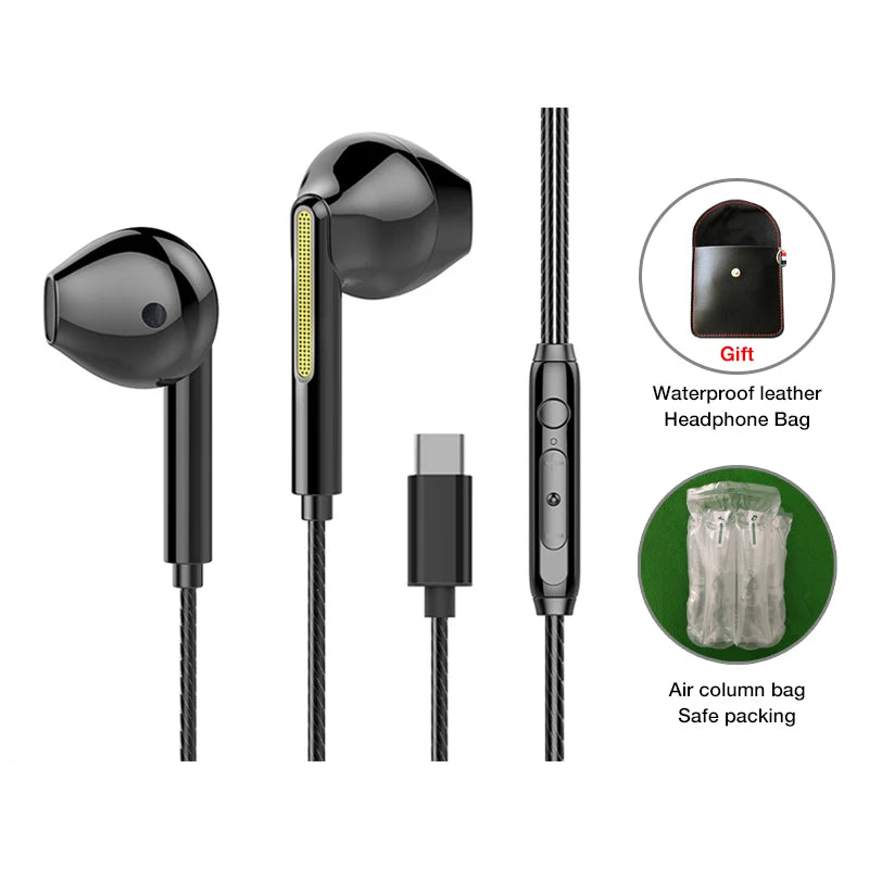 EARDECO Wired In-Ear Headphones with Mic