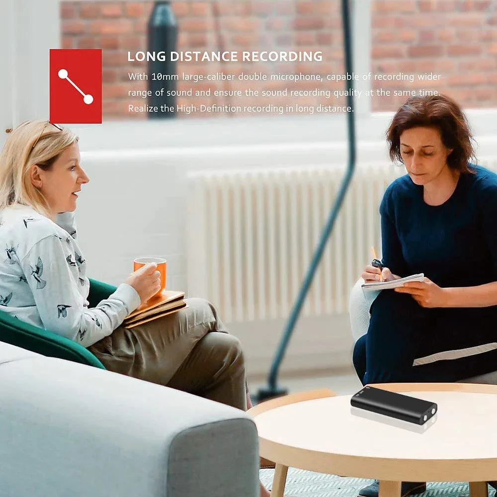 3-in-1 Professional Digital Voice Recorder & MP3 Player