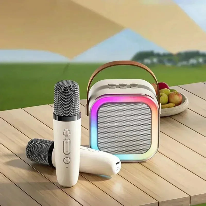 K12 Portable Bluetooth Karaoke Speaker with Dual Mics