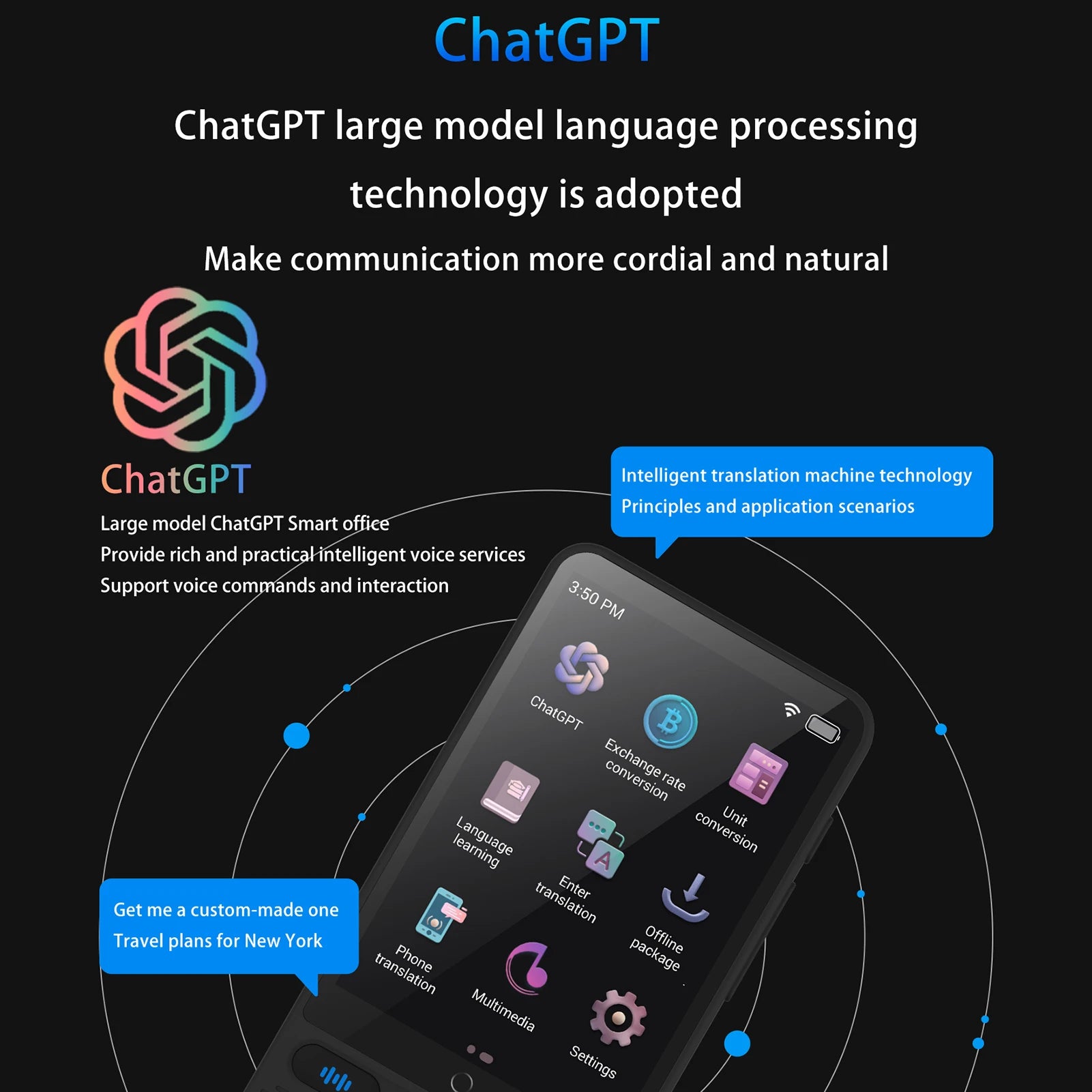 S85 Portable Language Translator Device