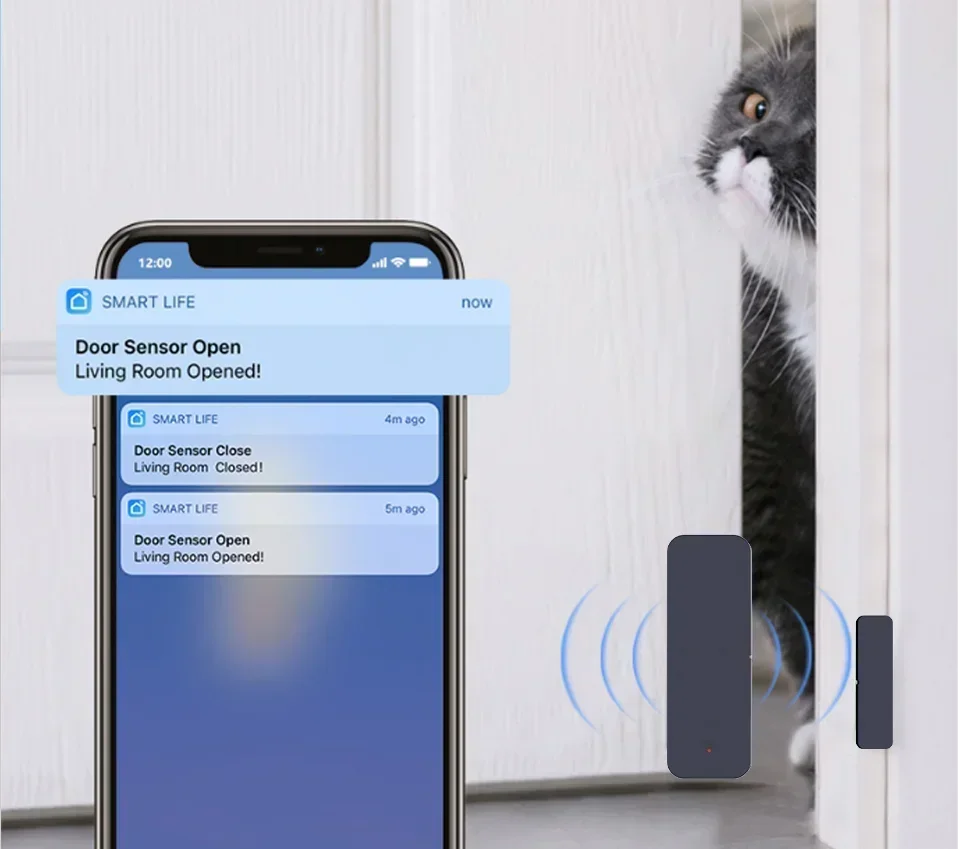Tuya Zigbee/WiFi Door & Window Entry Sensor