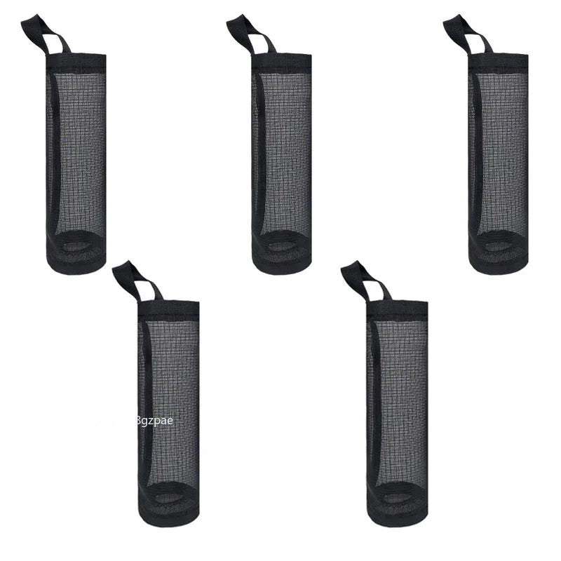 Wall-Mount Plastic Bag Holder Dispenser (1–5PCS)