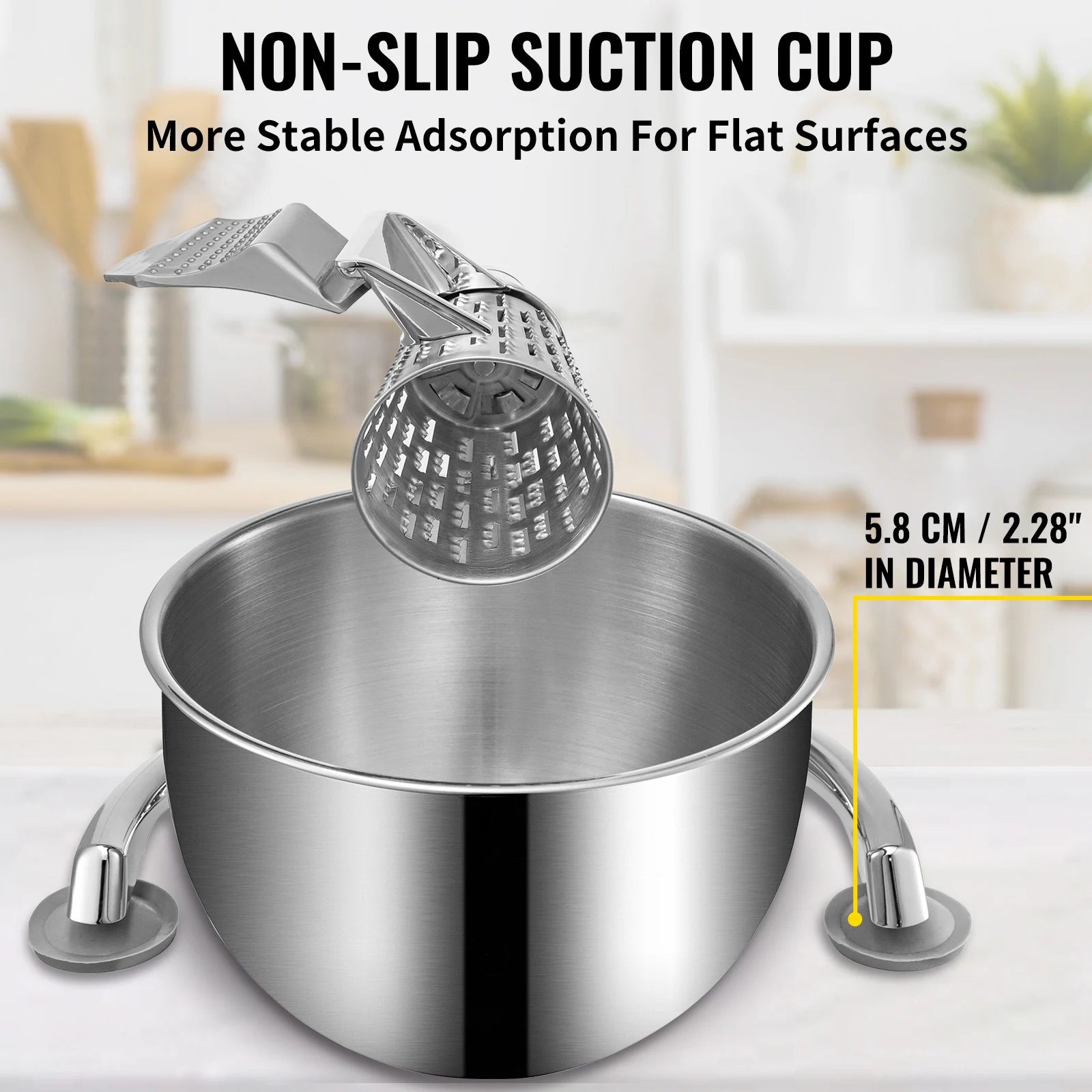 VEVOR Rotary Cheese Grater & Mandoline Slicer