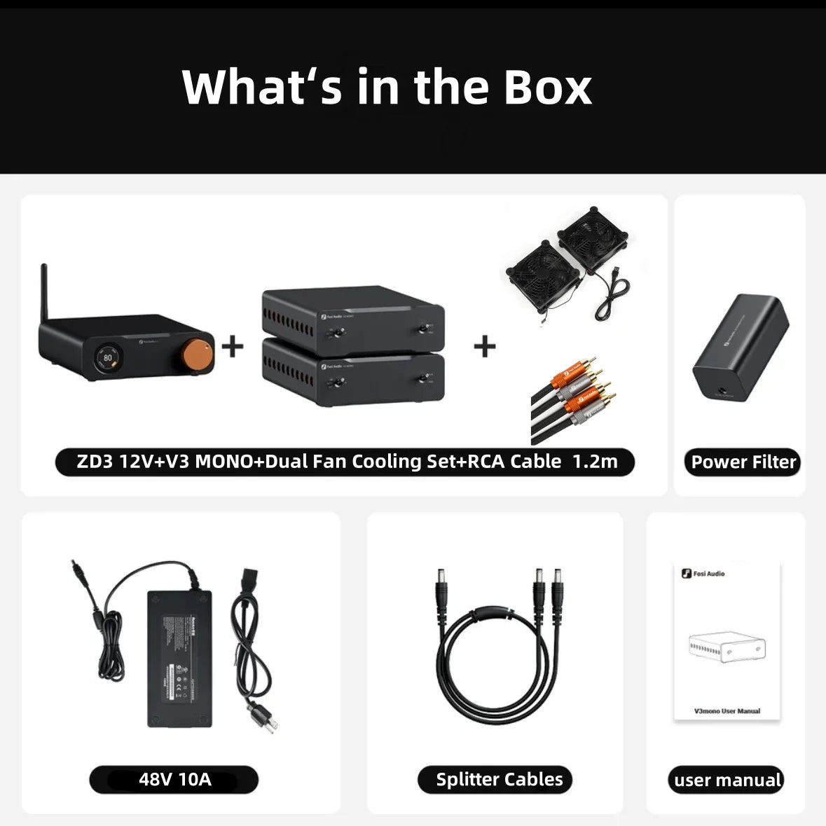 Fosi Audio ZD3 Bluetooth USB Desktop DAC with ARC