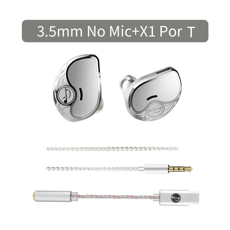 Zhulinniao Qingluan Z4 In-Ear Metal Headphones HiFi Sound Noise Cancelling for Music & Gaming Student And Office Use