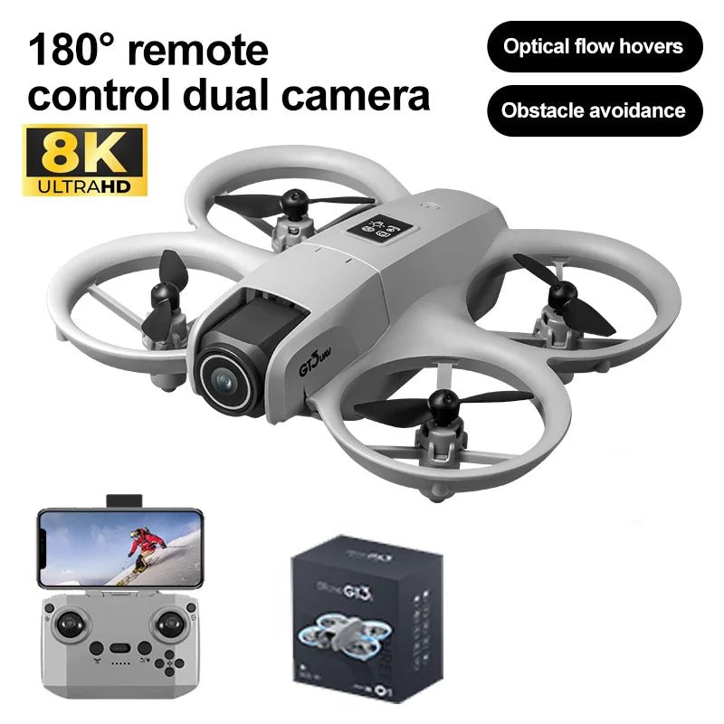 GT3 GPS 8K Drone with Dual Cameras & Obstacle Avoidance