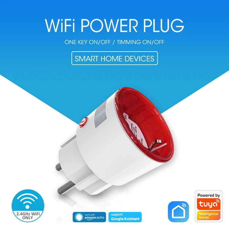 Tuya WiFi Smart Plug EU 16A with Power Monitoring