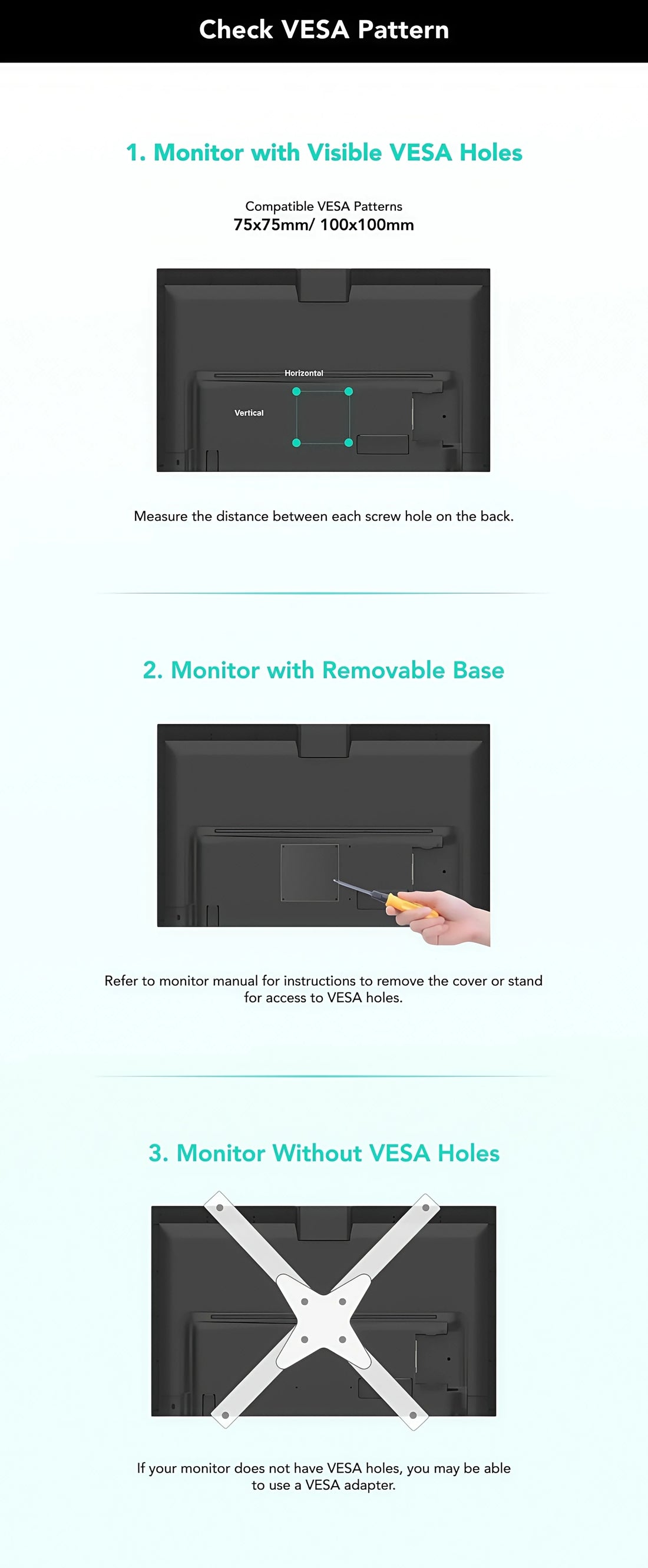 Nearhub 13-32 Inch Dual Arm Monitor Stand Desk Computer With C-Clamp & Grommet Mount,Effortless Installation Dual Monitor Mount