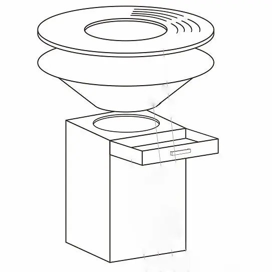 Heavy Duty Outdoor Barbeque Corten Steel Metal Fire Pit Barbecue Grill