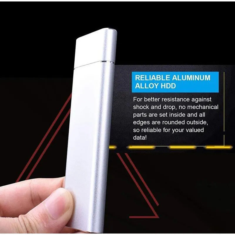 For Xiaomi 1TB External Hard Drive Portable SSD 2TB Hard Disks Storage High-Speed External Solid State Drive USB 3.1 for Laptops