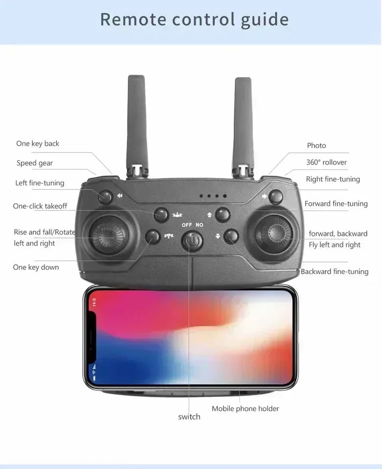 E88 Pro Foldable FPV Drone with 4K Camera