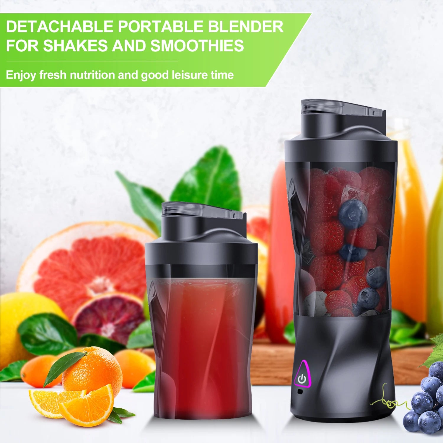 Portable USB Rechargeable Juicer Blender – 700ML