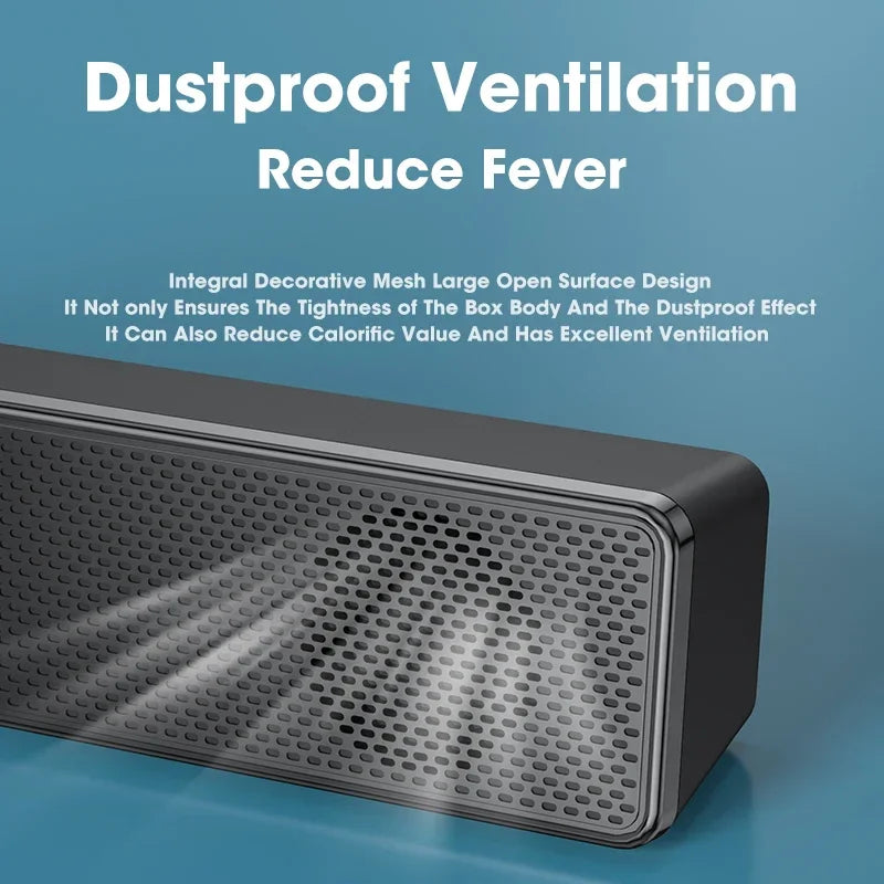 PC Soundbar Bluetooth & Wired USB Speaker