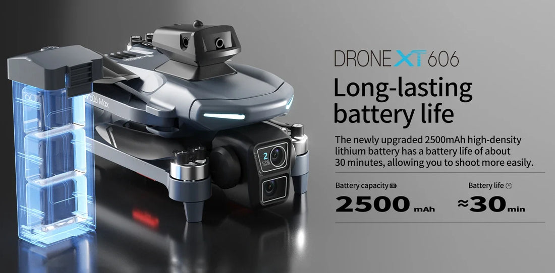 Xiaomi XT606 MAX GPS Drone 4k Professional 8K HD Camera FPV Wish Screen Drone 360° Obstacle Avoidance Quadcopter Toys Dron