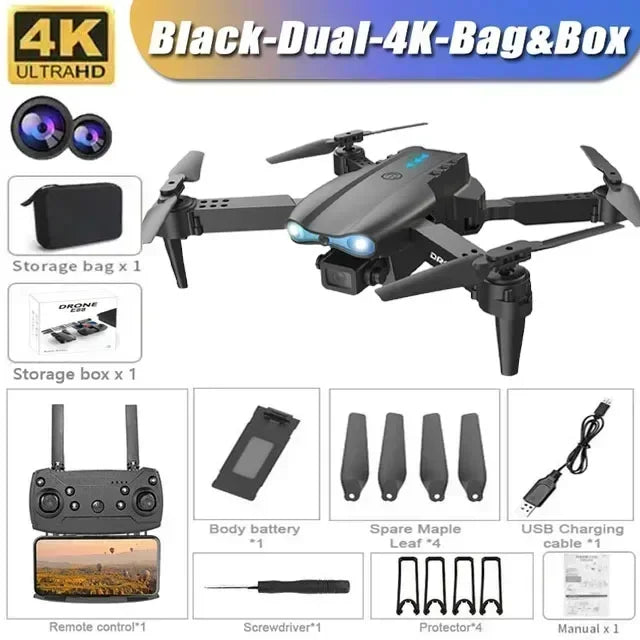 E99Pro 4K Foldable RC Drone with Dual Camera