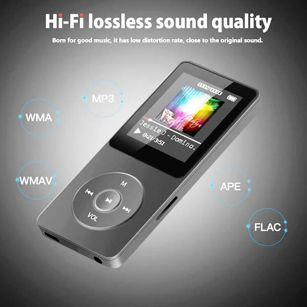 Bluetooth MP4/MP3 Lossless Music Player with TFT Display