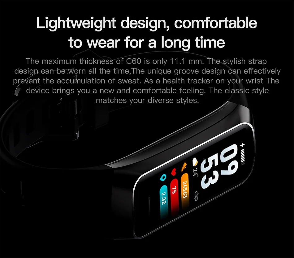 LIGE AMOLED Smart Watch for Men & Women