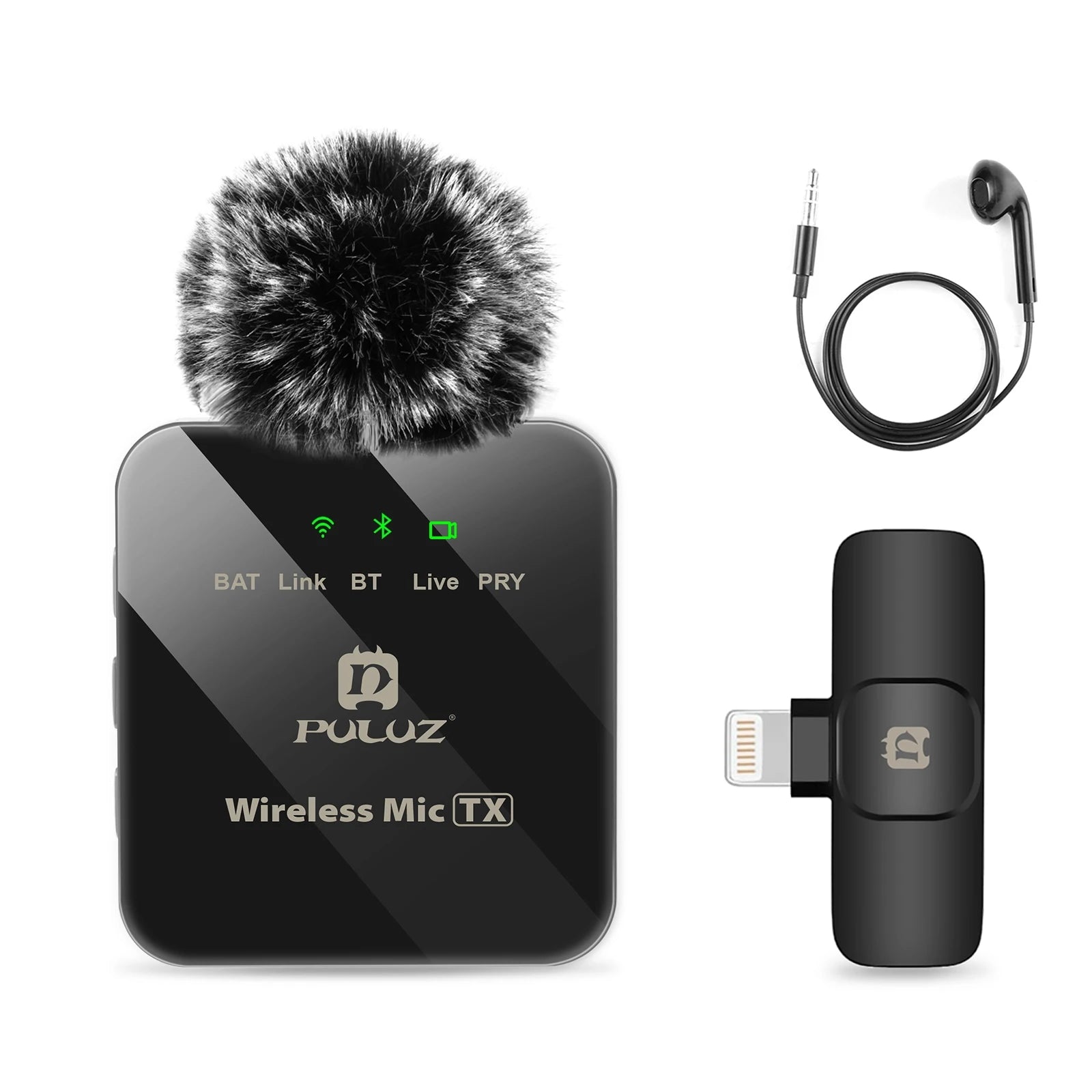 PULUZ Wireless Lavalier Mini Microphone