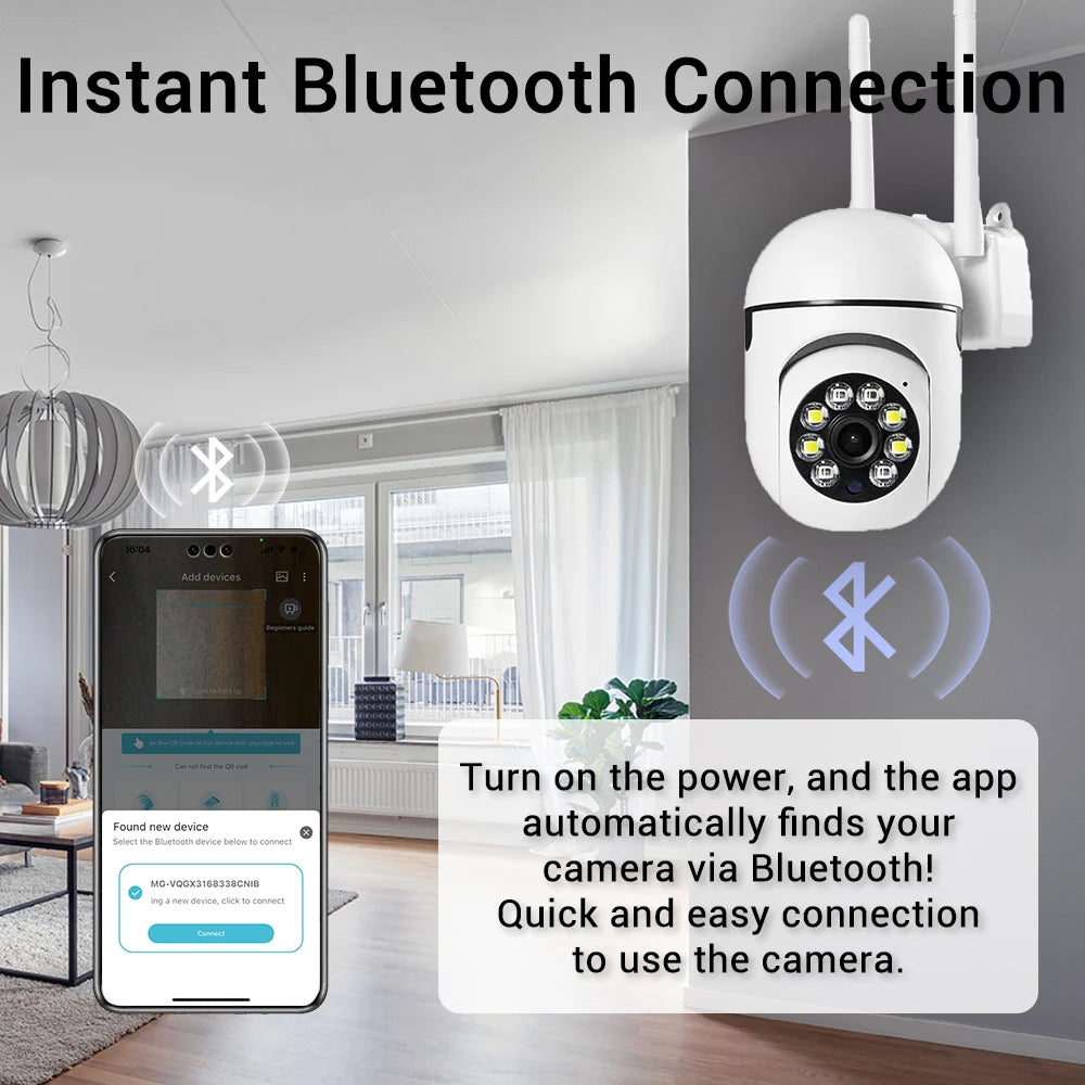 O-Kam Pro 8MP WiFi Outdoor IP Camera with 5X Zoom