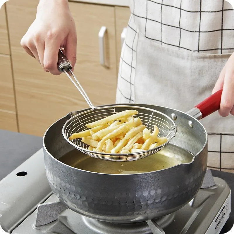 Stainless Steel Wire Mesh Frying Strainer