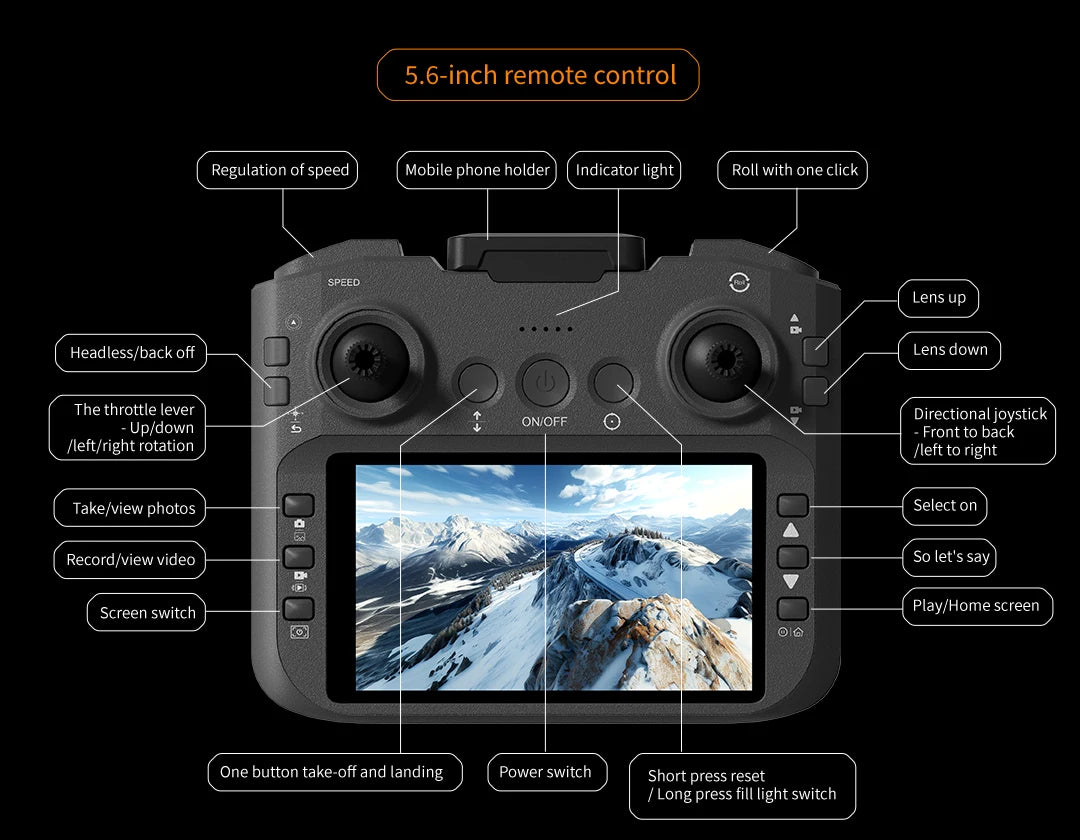 For Xiaomi New A21 Pro Mini Drone 4K Professional 8K HD Camera with Screen RC Dron Brushless Motor Obstacle Avoidance Quadcopter