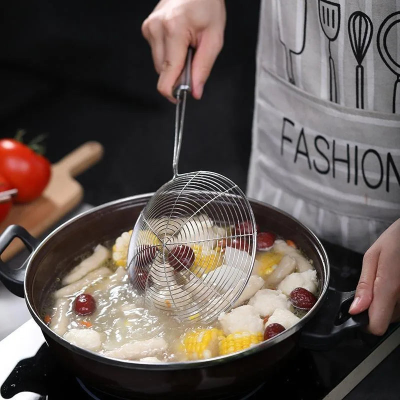 Stainless Steel Wire Mesh Frying Strainer