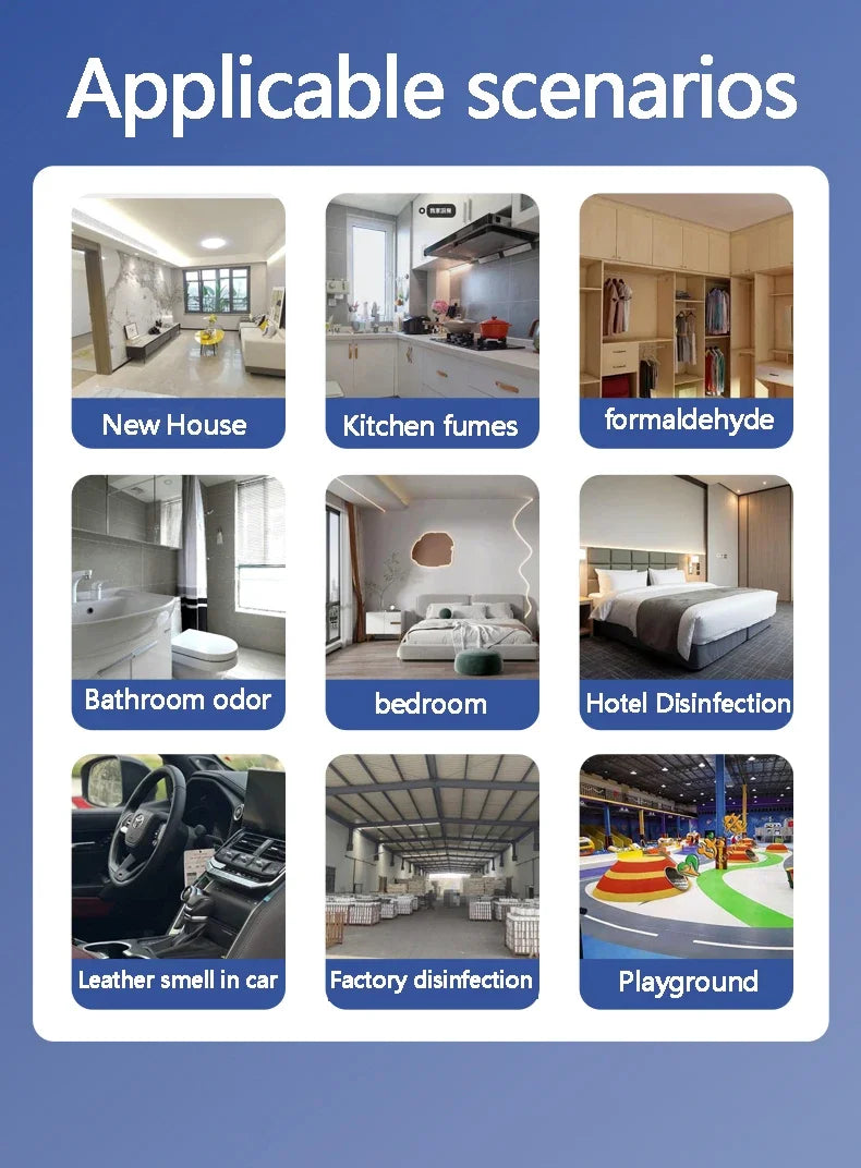 12g Ozone Generator Air Purifier for Home & Car