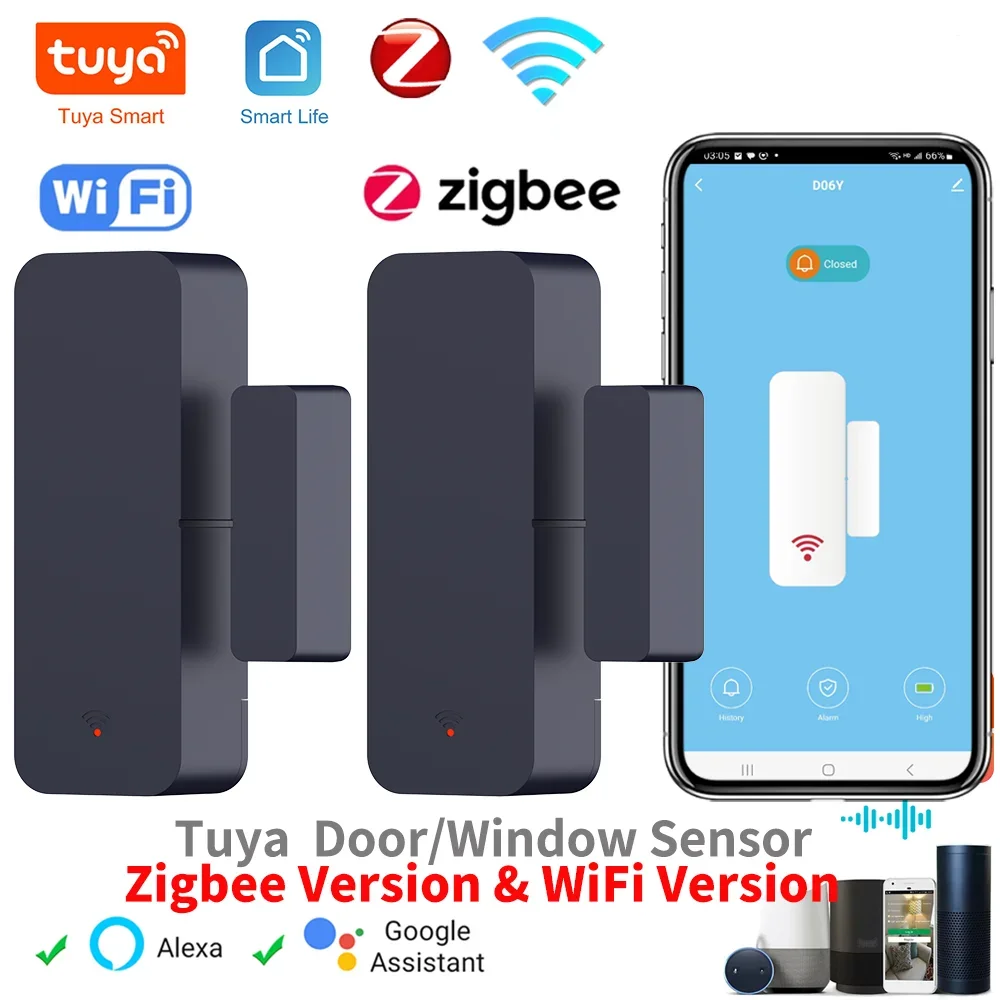 Tuya Zigbee/WiFi Door & Window Entry Sensor