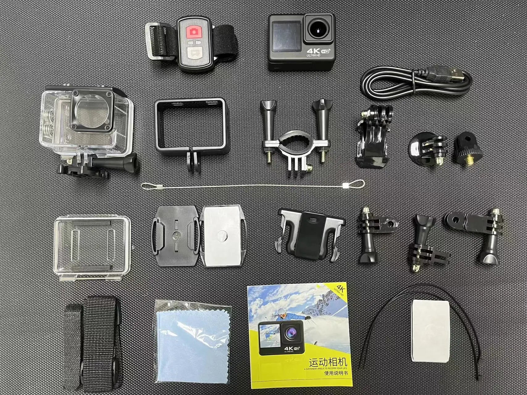 4K Ultra HD Action Camera with WiFi & Waterproof Case