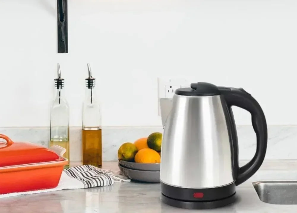 2L Stainless Steel Electric Kettle – Smart Whistle Kettle