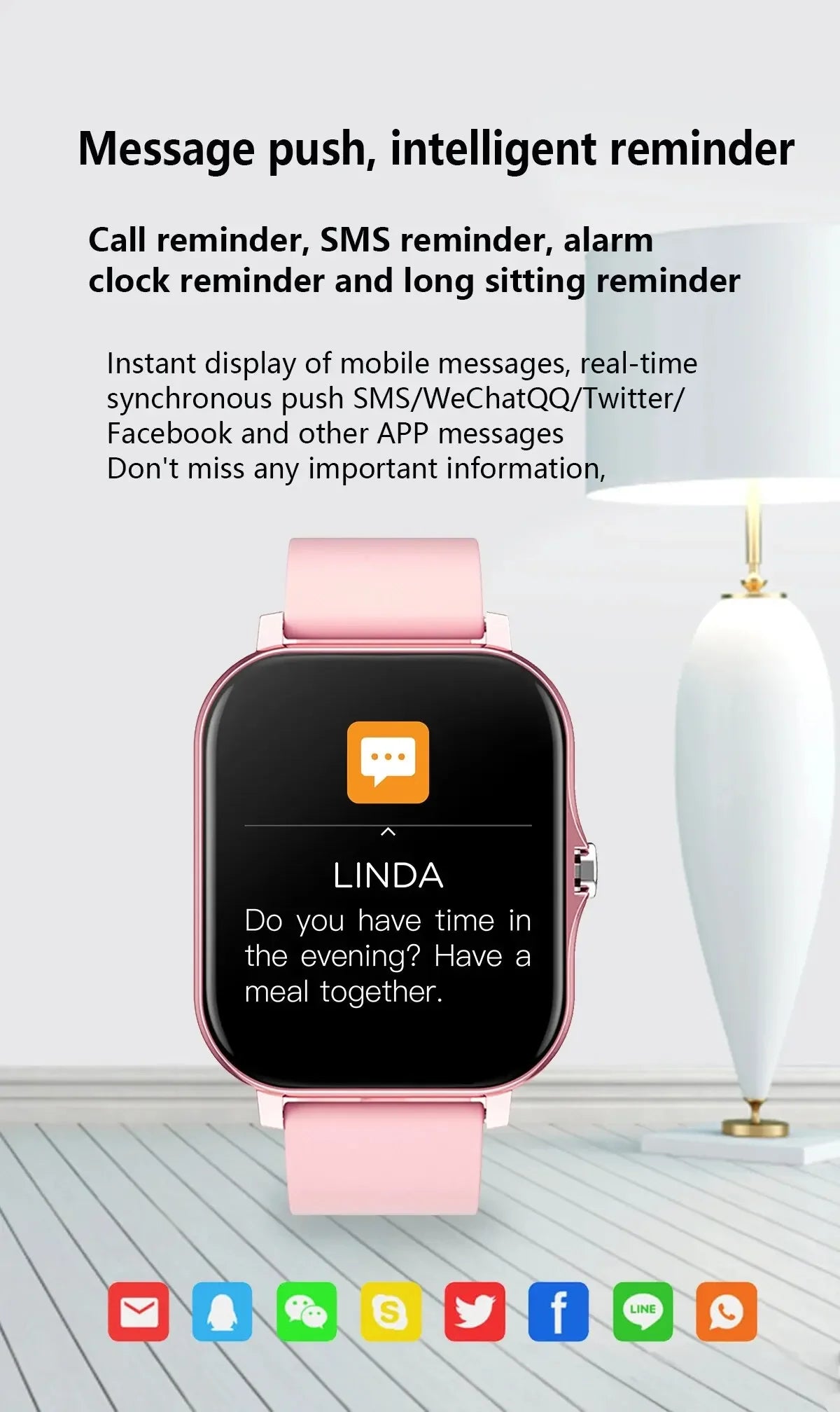 Xiaomi 2025 Bluetooth Smart Watch for Men & Women