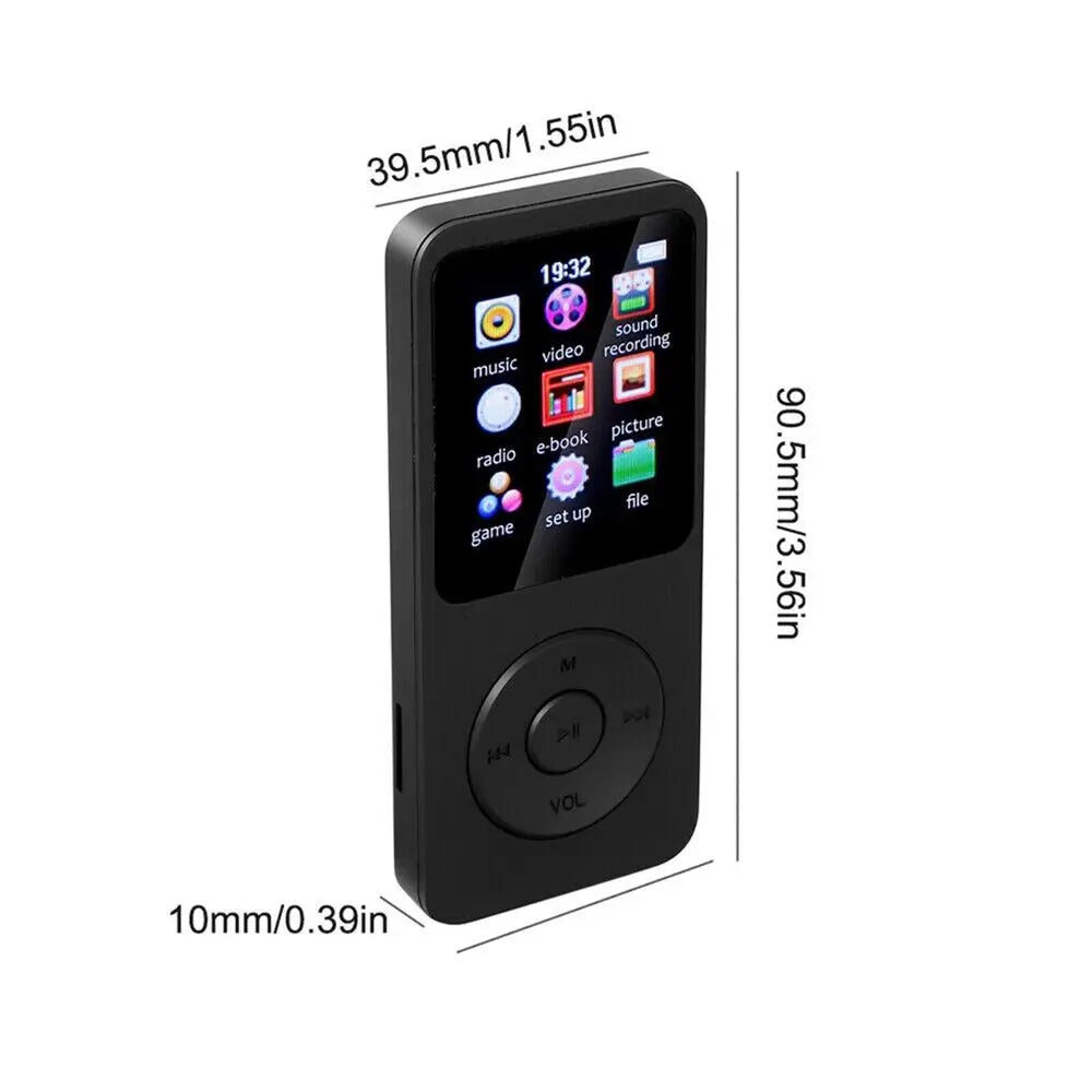 Bluetooth MP4/MP3 Lossless Music Player with TFT Display