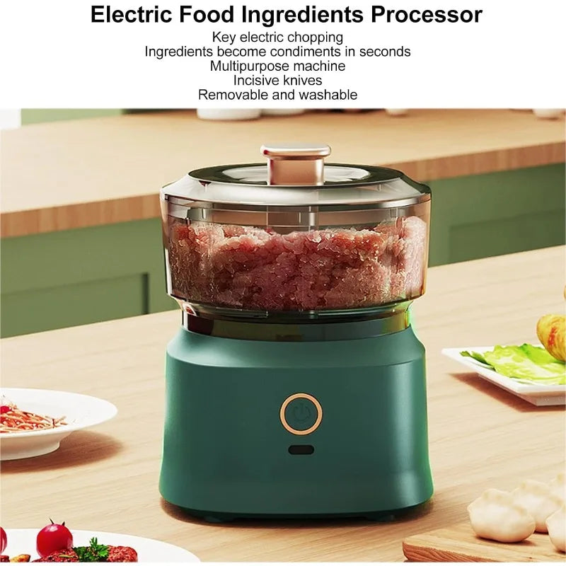 Mini Baby Food Processor – 350ML Wireless Cooking Machine