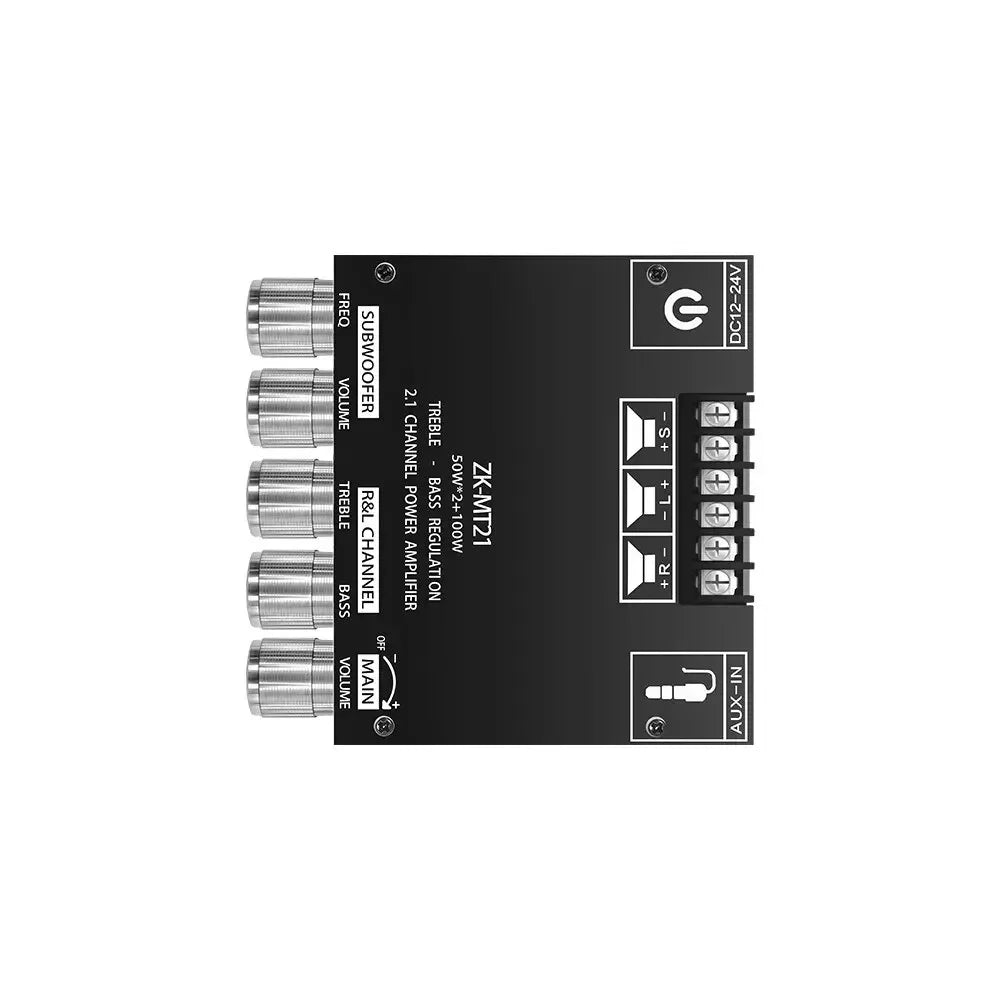 ZK-MT21 2.1 Channel Bluetooth Power Amplifier Board (2x50W + 100W)