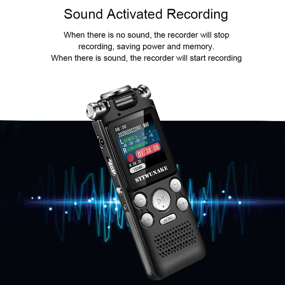 Professional Voice Activated Digital Audio Recorder